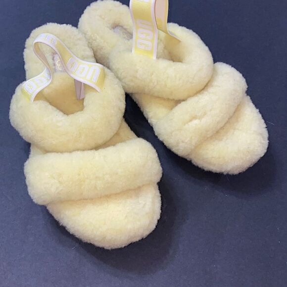 UGG margarita oh yeah sheepskin strappy sandals - Picture 3 of 7